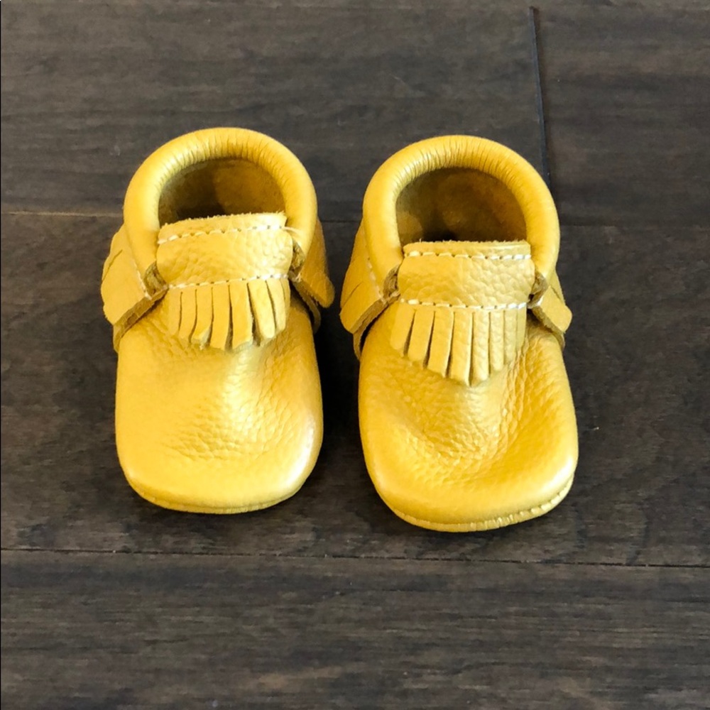 Mustard Yellow Freshly Picked Moccasins
